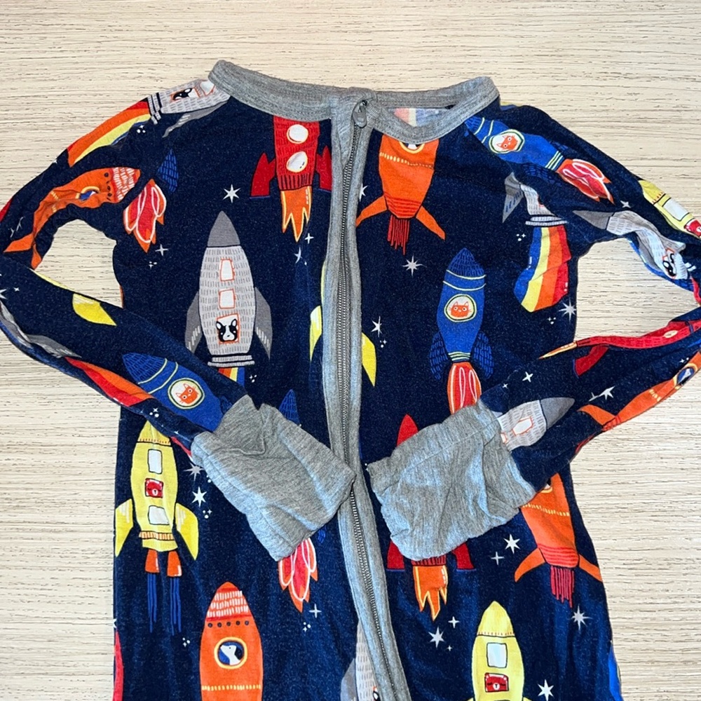 Little sleepies rocket ship onesie - size 12-18 months